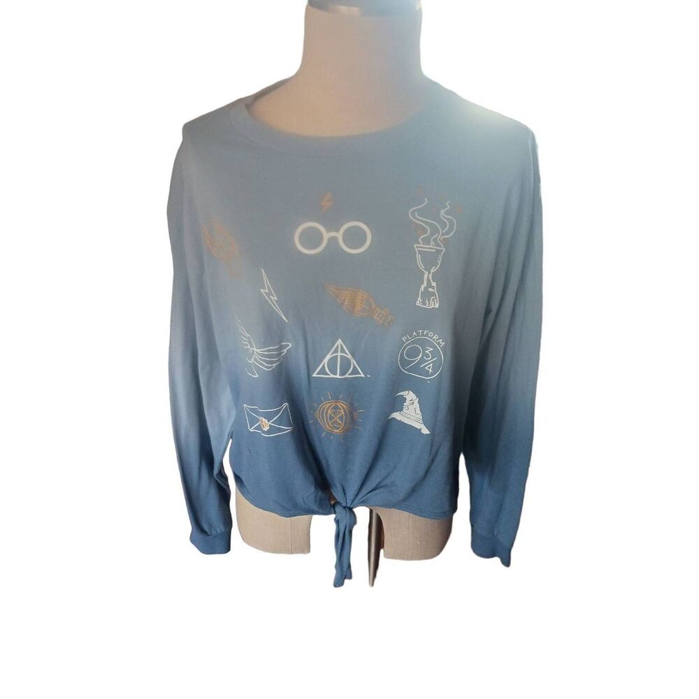 Plus size women's Harry Potter long sleeve cropped